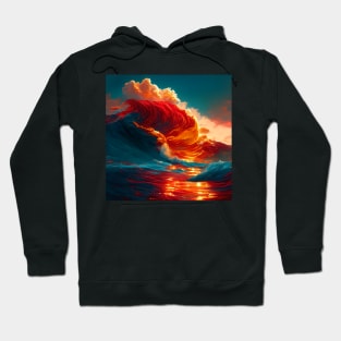 Wild wave Hoodie